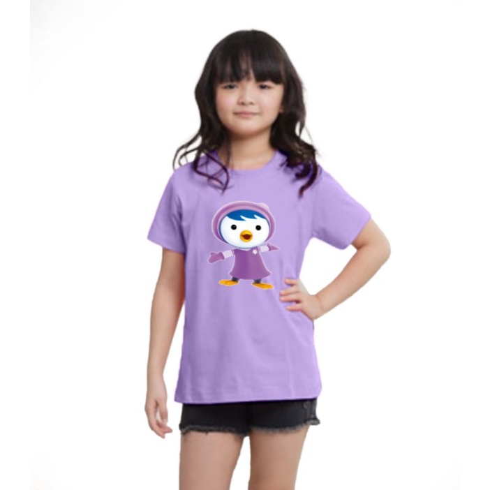 KAOS ANAK PEREMPUAN TEMAN PORORO 1-10 TAHUN