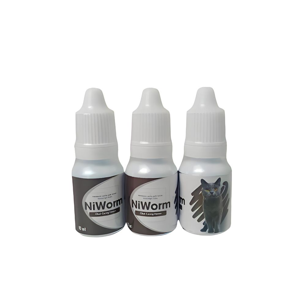 NIWORM 10ml / Obat Cacing Kucing &amp; Anjing Murah