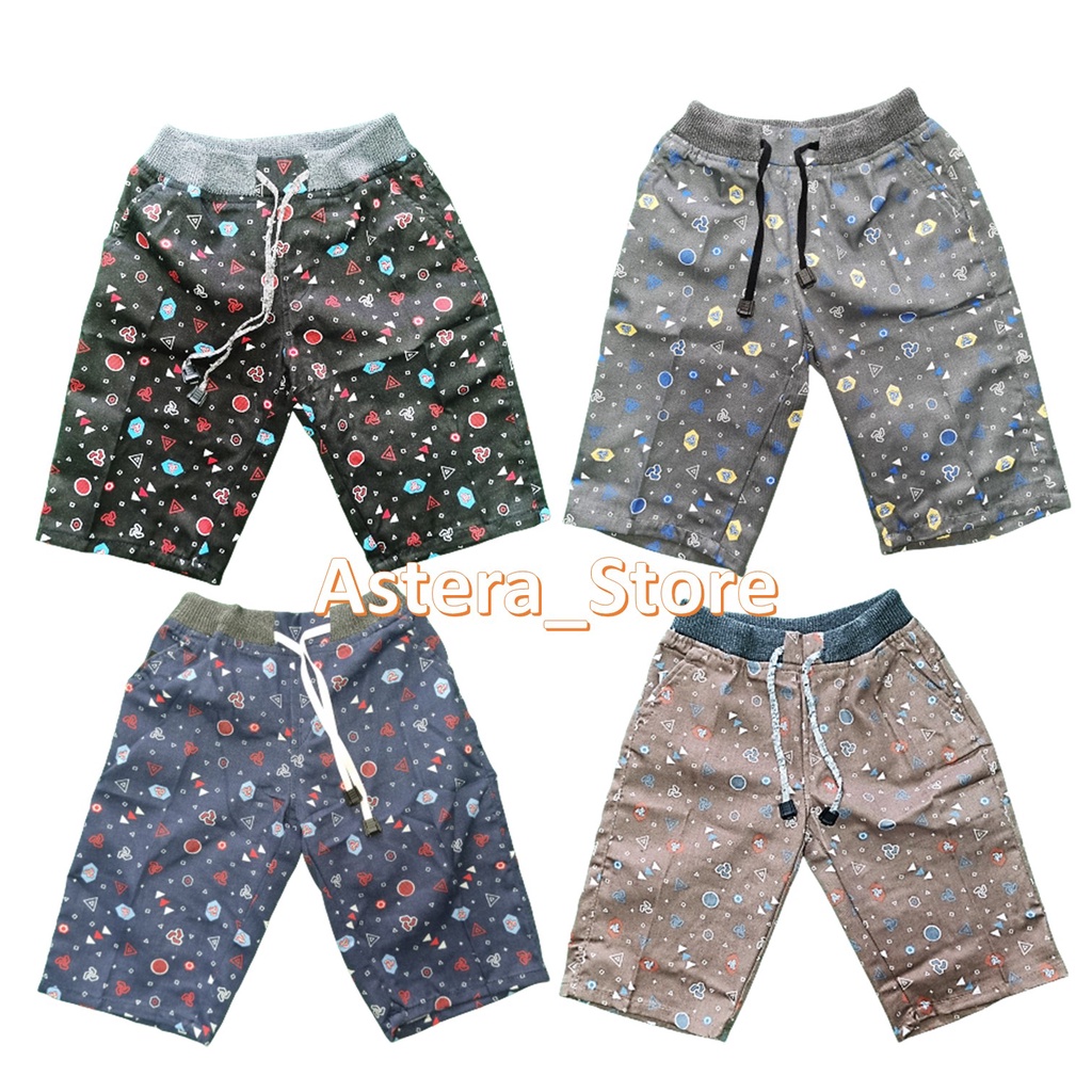Celana Pendek Anak Laki Laki Motif | Celpen Chino Harian Anak Cowok Usia Tanggung 1 - 10 tahun