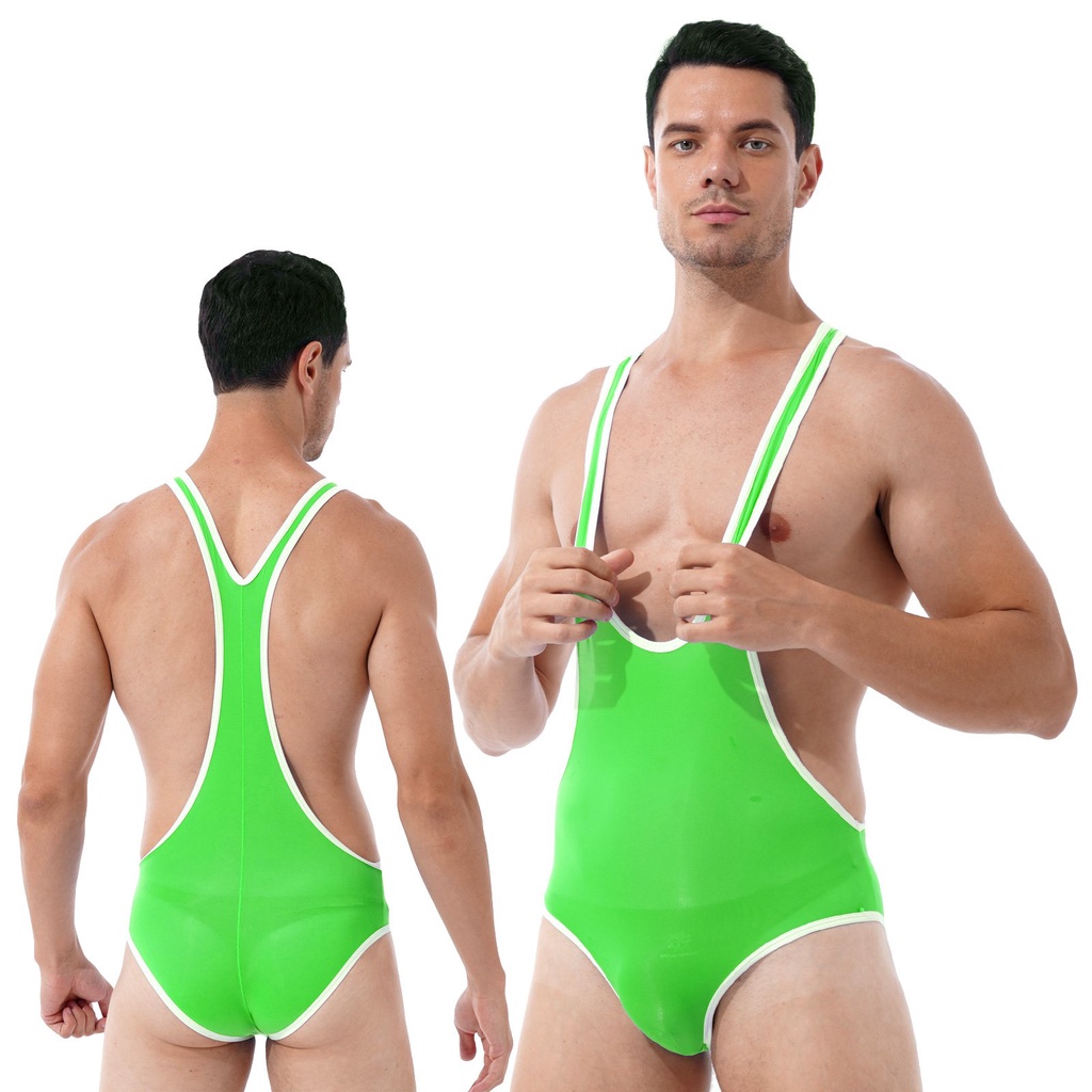 Swimwear Mens Sleeveless Leotard Skinny Jumpsuits Lingerie Wrestling Singlet Bodysuit Underwear Stre