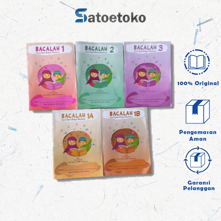 Bacalah 1, 2, 3 - Cara Cepat Belajar Membaca Al-Quran & Bacalah 1A & 1B - Cara Cepat Belajar Membaca