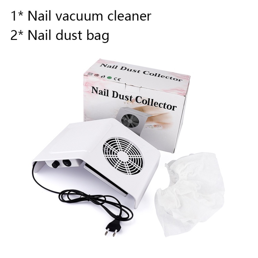 Nail Dust collector Expert NAIL ART Dust Vacuum Cleaner For UV Gel Polishing Nail Manicures Suction Debu Kuku Kutek Nail Dust Collector