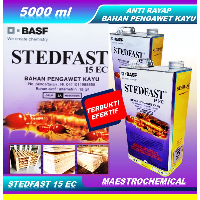 basmi rayap dengan mudah STEDFAST 15 EC @ 5 LITER ( ANTI RAYAP )