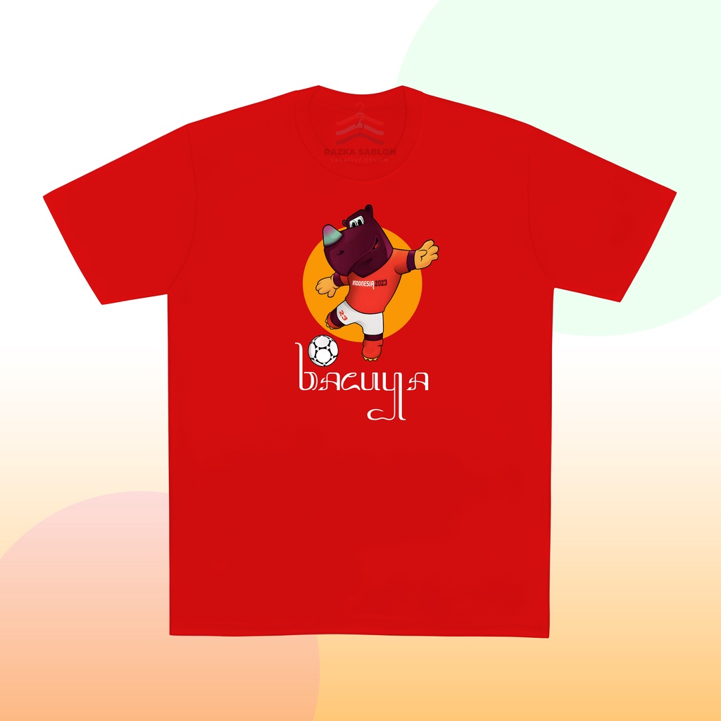 Kaos Maskot Piala Dunia Indonesia U20 Bacuya Casual Distro