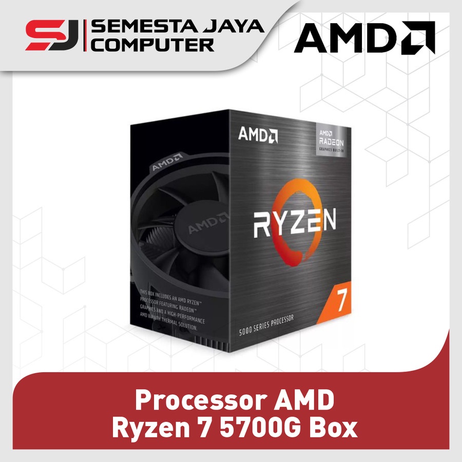 Processor AMD Ryzen 7 5700G Box AM4 8C 16T UpTo 4.6GHz Radeon Graphics