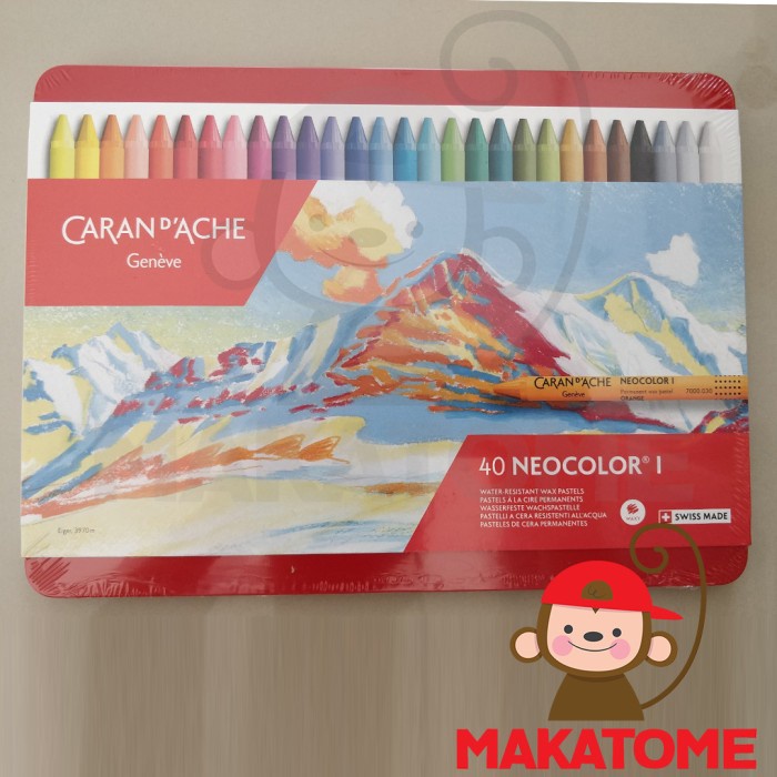 

Terlaris Caran Dache Neocolor Pastels 40 Colors Crayon Carandache Geneve Swiss