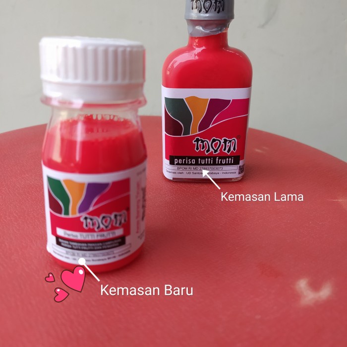 

Perasa Tutty Fruity untuk es permen karet merk MOM || Perisa tutty fruity 40ml