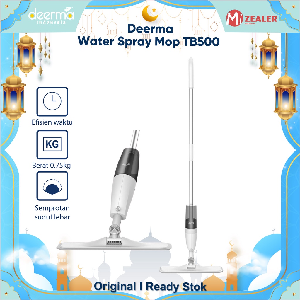 Deerma TB500 Kain Pel Spray Mop 360 rotary Tb 500 Light Weight Clean Tool for smart Home