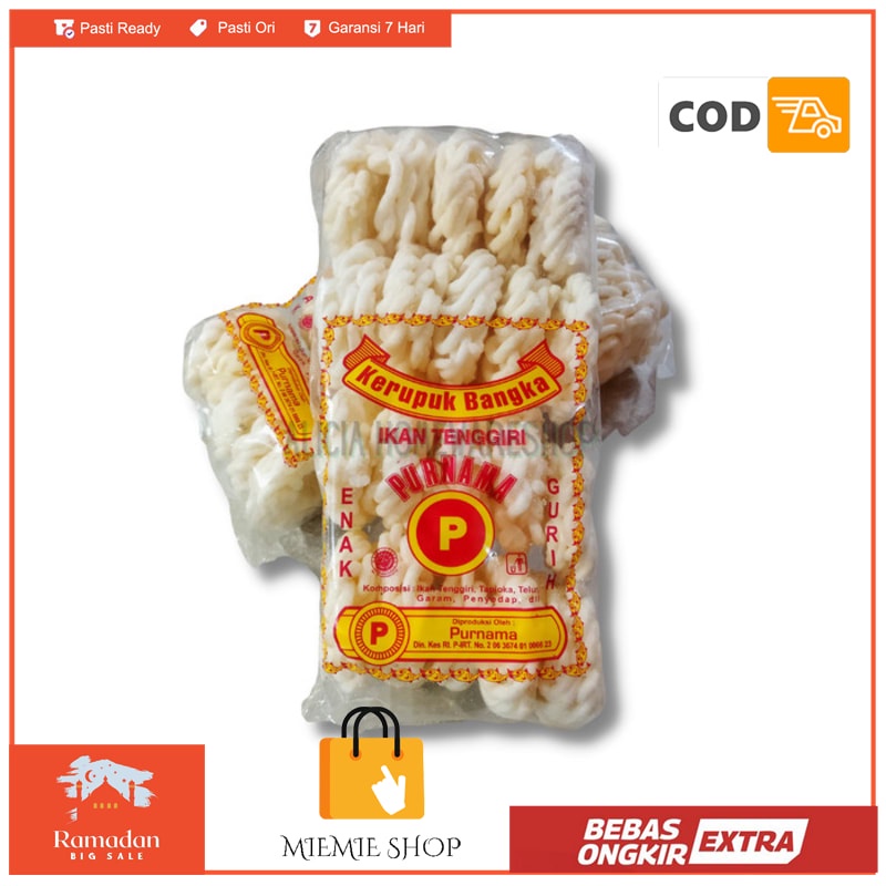 

Kerupuk Bangka / Ikan Tenggiri isi 20 / 1 Pack