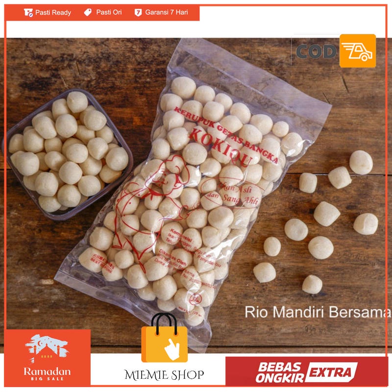 

Kokiqu kerupuk getas/fishball bangka