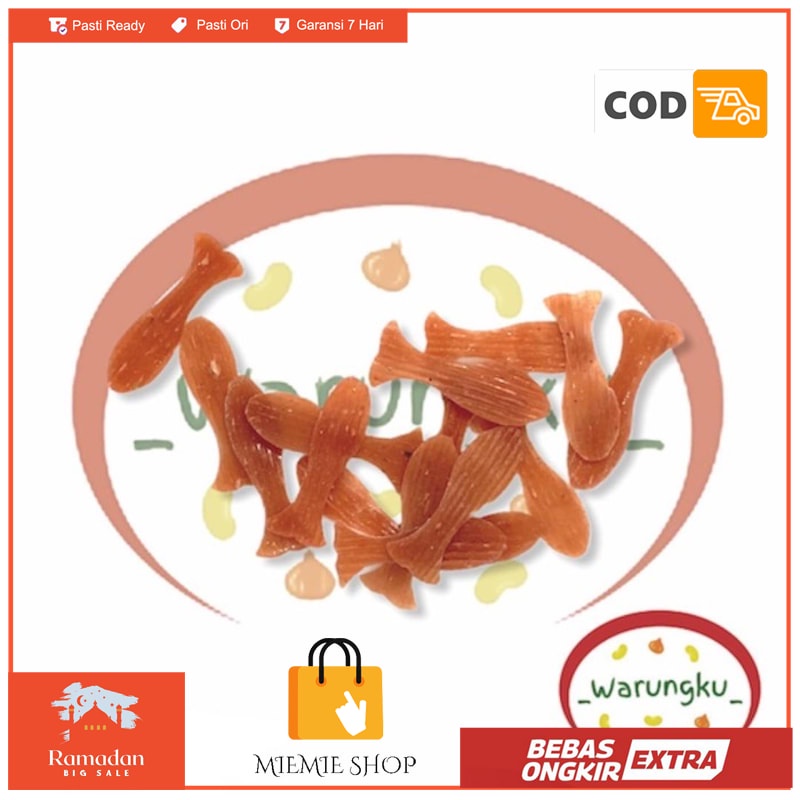 

Kerupuk Fuji 250gr Bentuk Ikan Merah