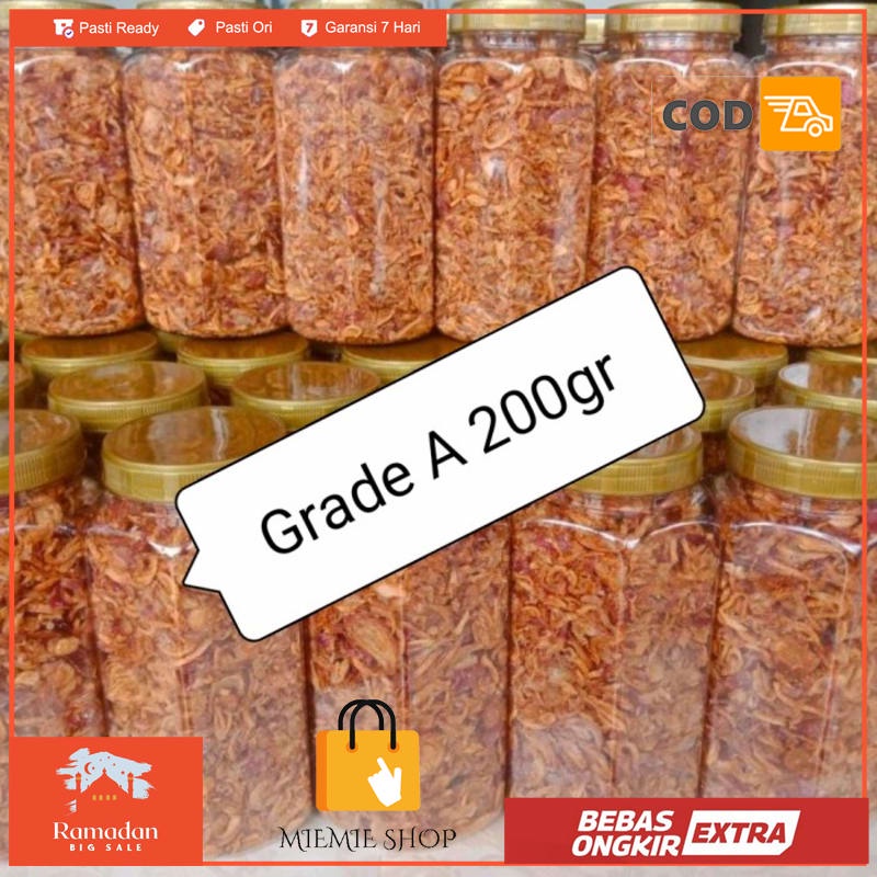 

BAGOR / Bawang Goreng Brebes 200gr grade A