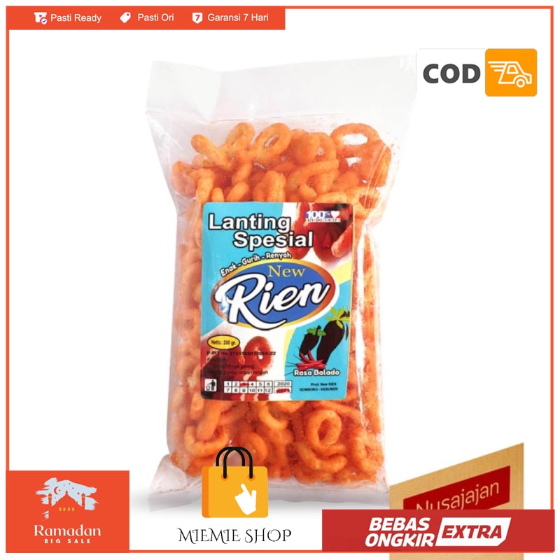 

Lanting Spesial Rien Cemilan Singkong Khas Kebumen - Balado