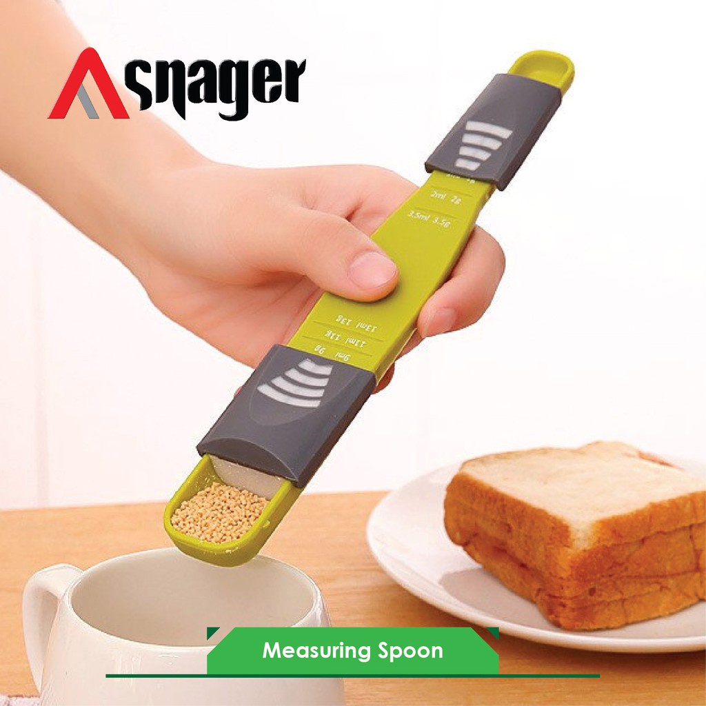 Snager Sendok Takar Geser Sendok Ukur Sliding Measuring Spoon Bumbu