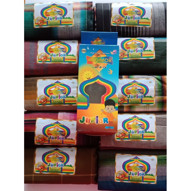 (JB99) Sarung tenun wadimor junior / sarung tenun anak