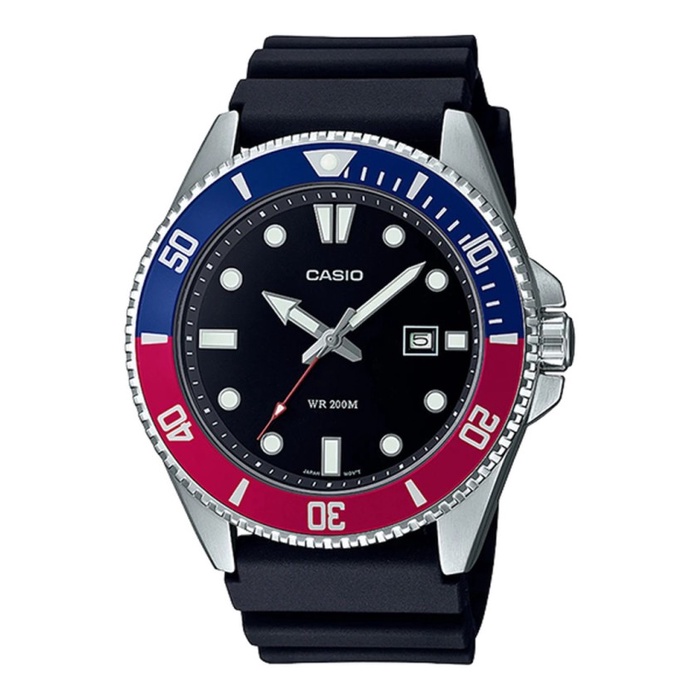 CASIO GENERAL MDV-107-1A3VDF MARLIN DURO DIVER 200M PEPSI RUBBER