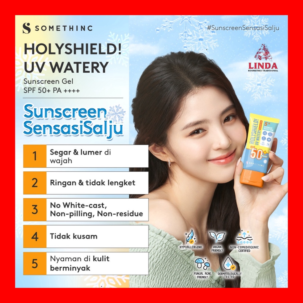 SOMETHINC HOLYSHIELD! UV WATERY SUNSCREEN GEL SPF 50+ PA++++