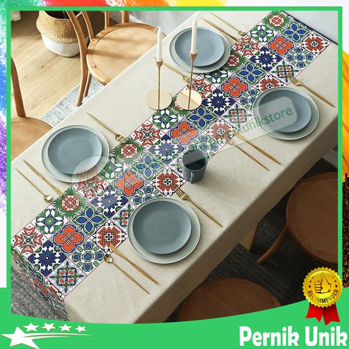 taplak meja makan jumbo besar motif minimalis modern premium anti air |gat