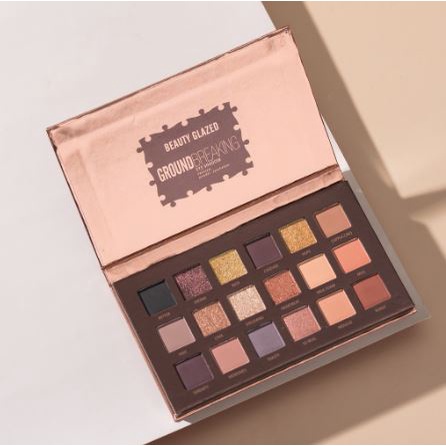 Beauty Glazed GROUND BREAKING 18 Colors Eyeshadow Beauty Glazed Eyeshadow Palette Beauty Glazed Eyeshadow Pallete Beauty Glazed Eyeshadow Palet Beauty Glazed