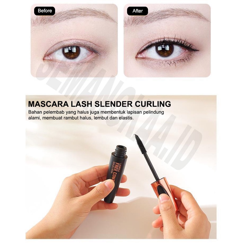 LAMEILA Maskara Anti Air Dan Tidak Luntur Mascara  Long Lasting And Waterproof LA071