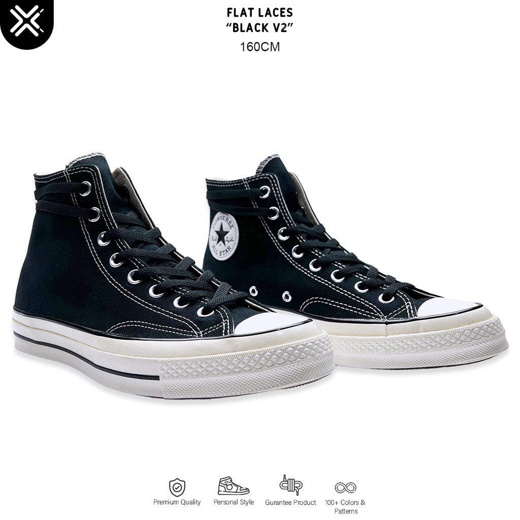 TALI SEPATU CONVERSE 70S HITAM