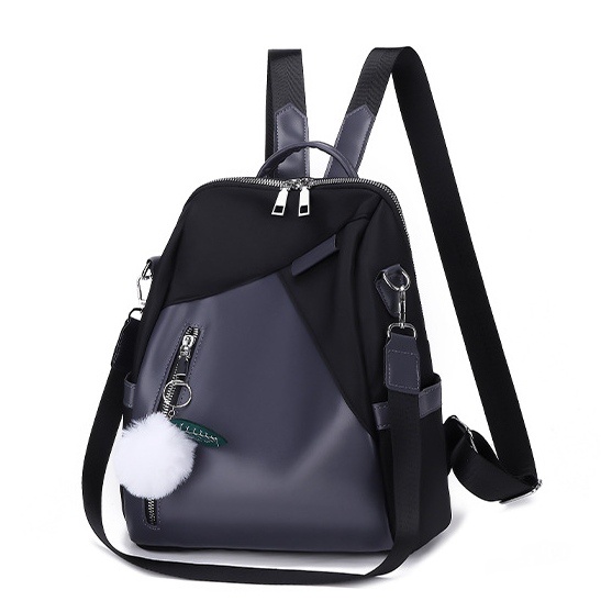 TAS RANSEL WANITA REMAJA KEKINIAN MURAH BACKPACK CEWEK GENDONG PUNGGUNG SEKOLAH PREMIUM KOREA ANTI AIR IMPORT HITAM KULIAH KERJA SIMPLE LUCU BATAM FASHION CROCELA TA759B5