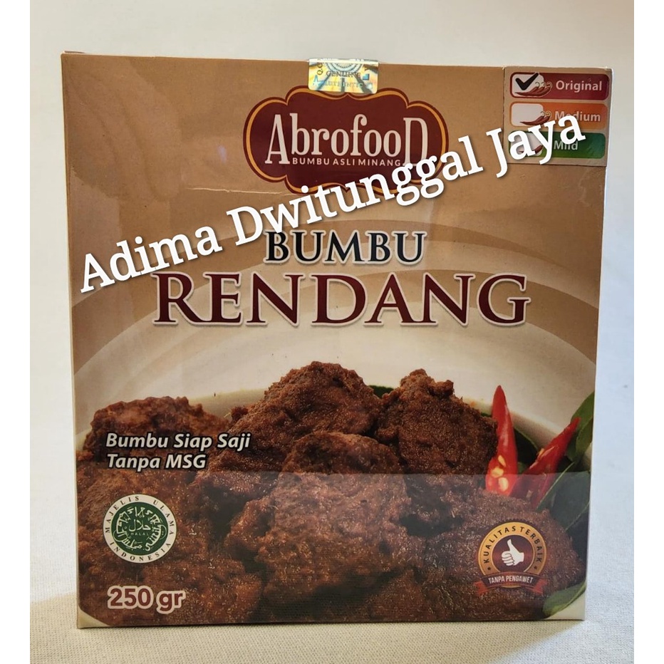 Abrofood Bumbu Rendang 250gr
