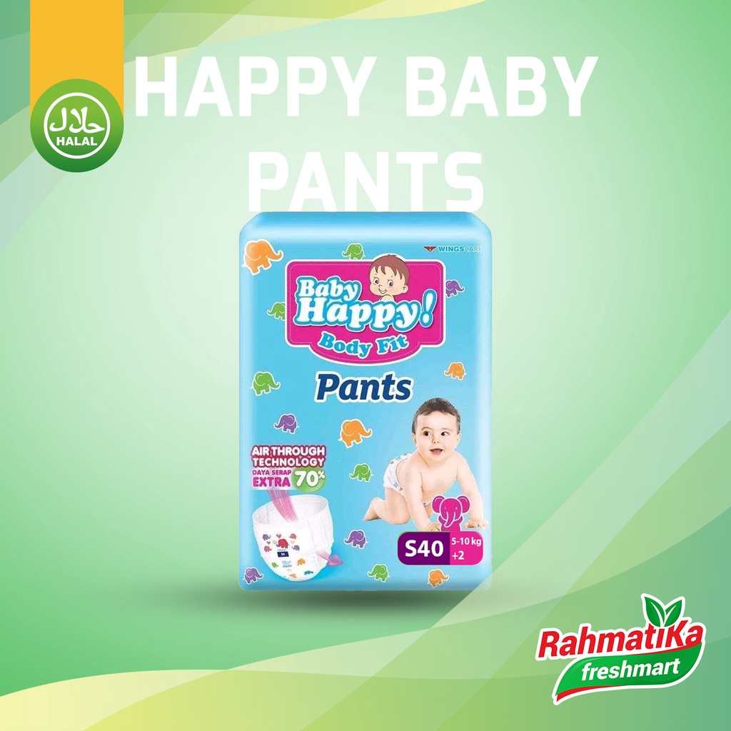 Baby Happy Pants S40 (Berat Bayi 5-10 Kg)