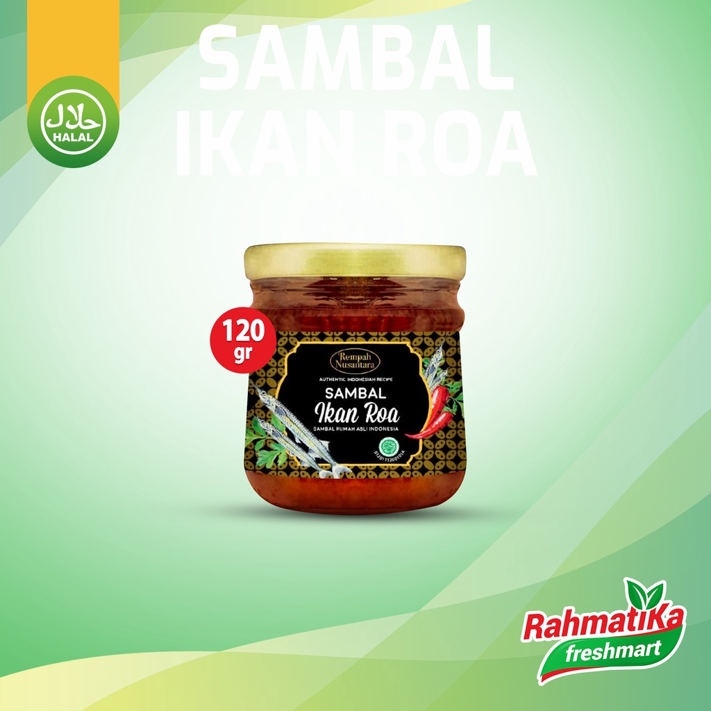 Rempah Nusantara Sambal Ikan Roa 120 gram