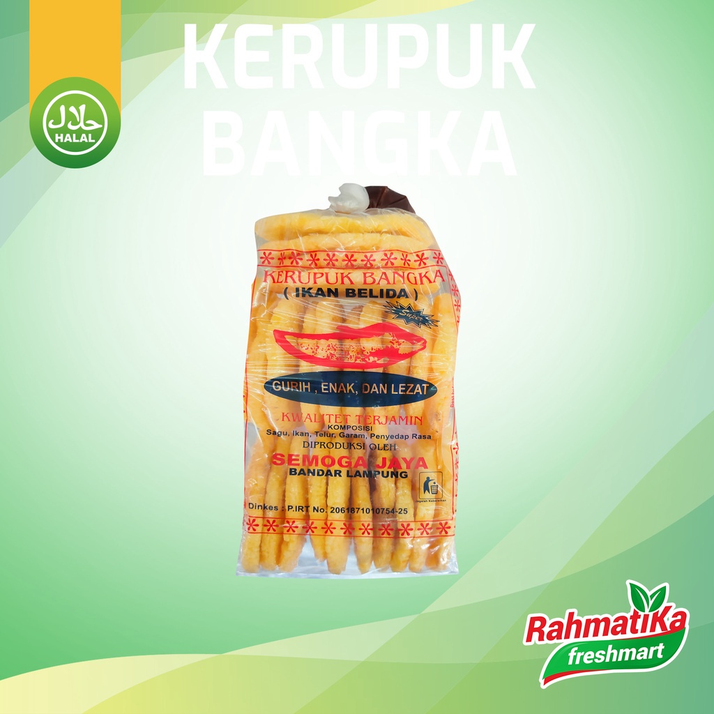 Kerupuk Bangka Ikan Belida - Krupuk Bangka 200 gr