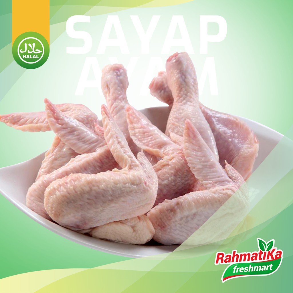 Sayap Ayam Segar / Chicken Wings Fresh 500 gram (Ayam Segar)