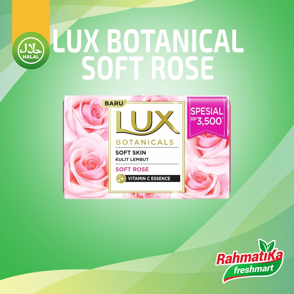 Promo Harga LUX Botanical Bar Soap Soft Rose 75 gr - Shopee