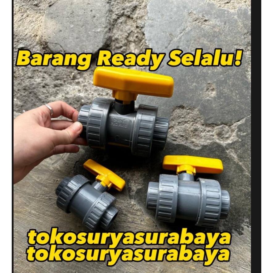 Double Union Onda 1/2" 3/4" 1" Double Union Onda 3/4" DOuble Union PVC BV WM Onda PVCBVWM ONDA PVCBV