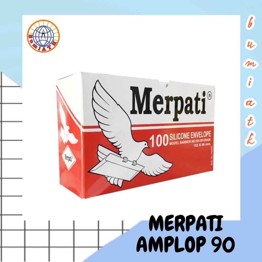 

MERPATI AMPLOP PUTIH UKURAN 90 PER PAK