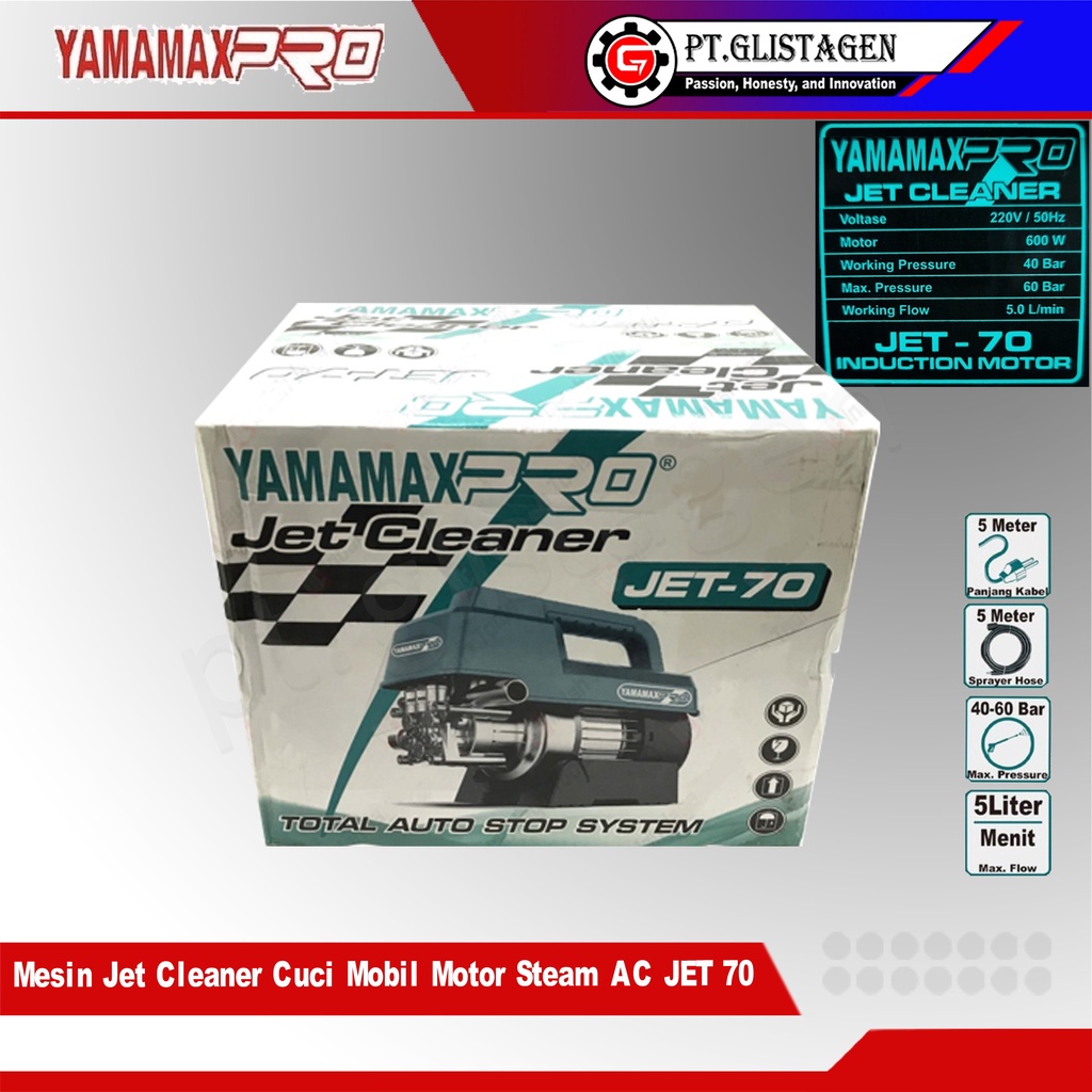 YAMAMAX PRO JET 70 Mesin Jet Cleaner Cuci Mobil Motor Steam AC Yamamax JET-70