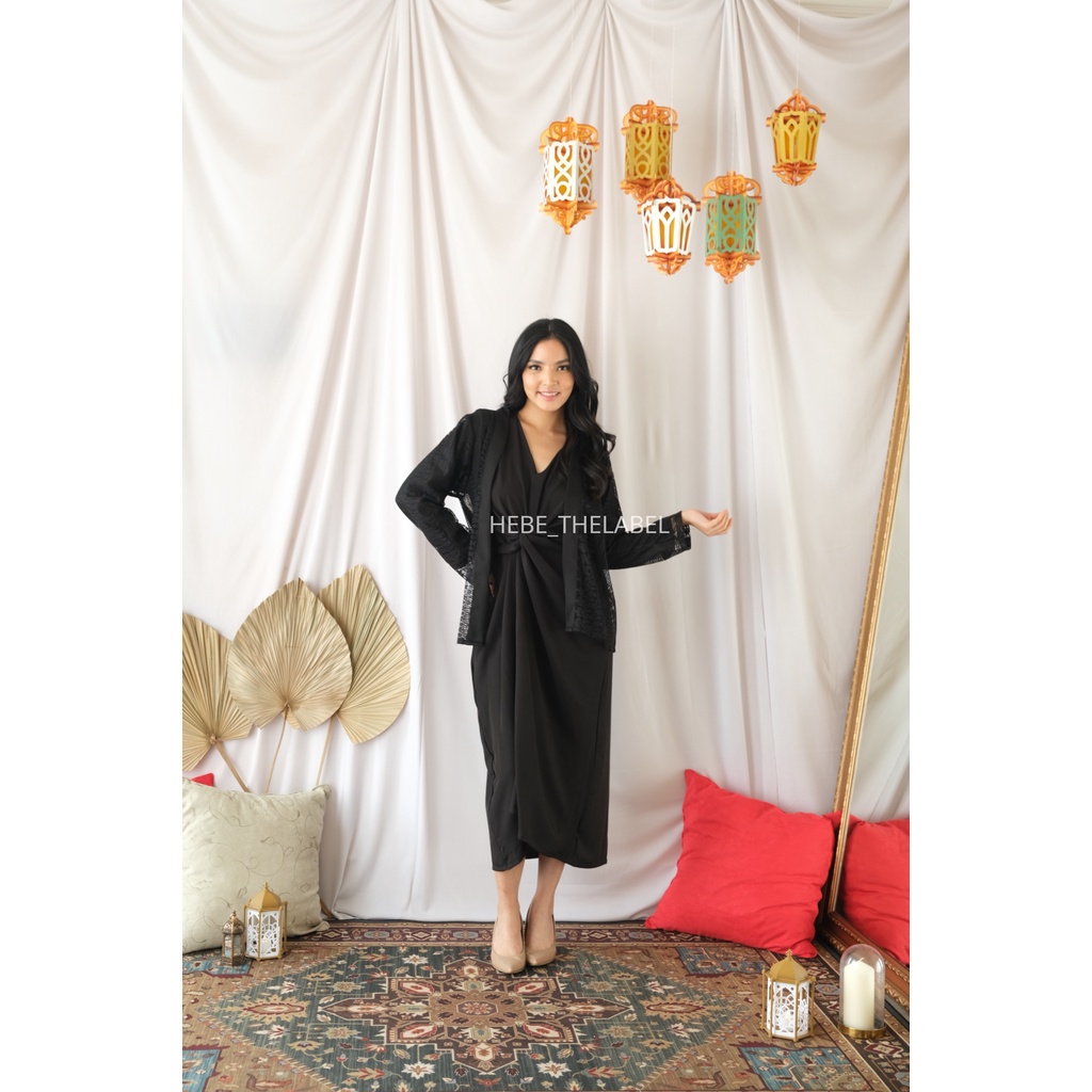 Parvin Set Outer - Pakaian Lebaran Idul Fitri Wanita