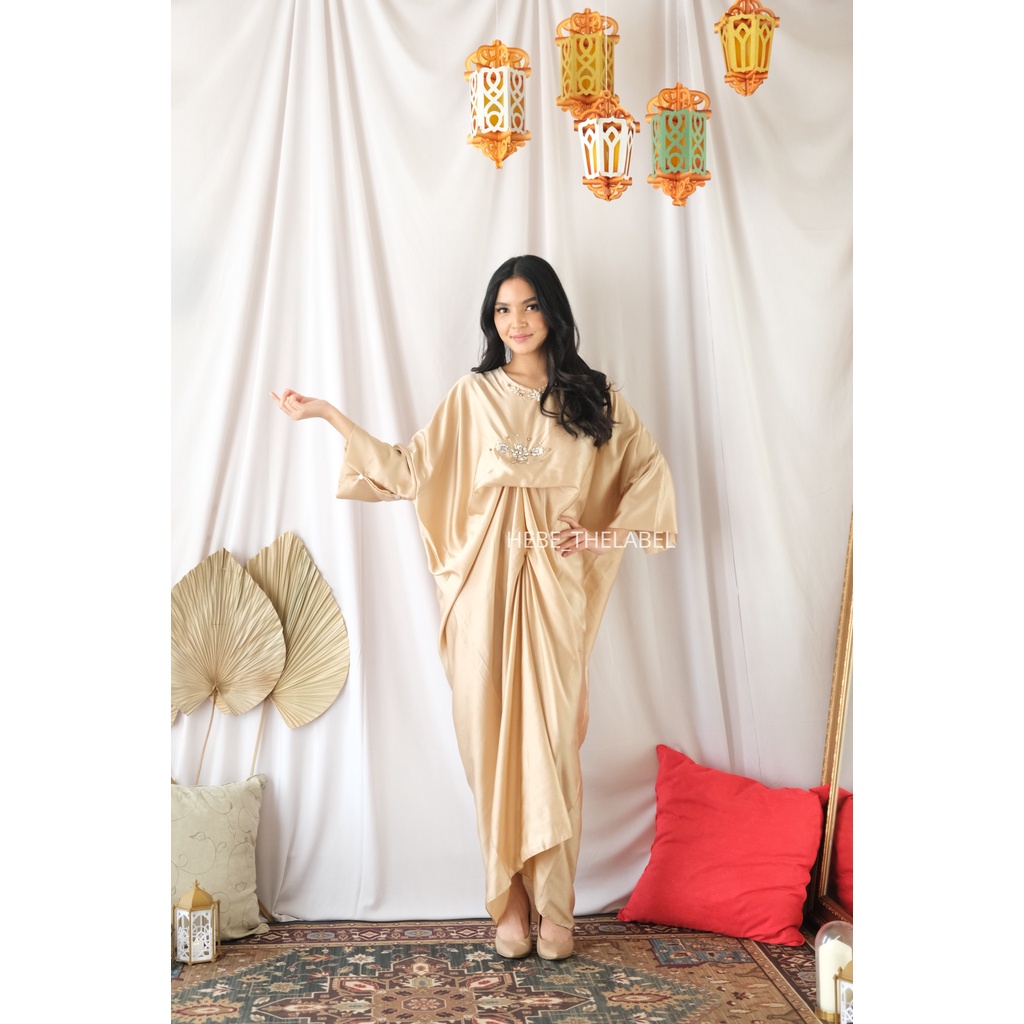 Zoya Kaftan Dress Pakaian Lebaran Idul Fitri Wanita