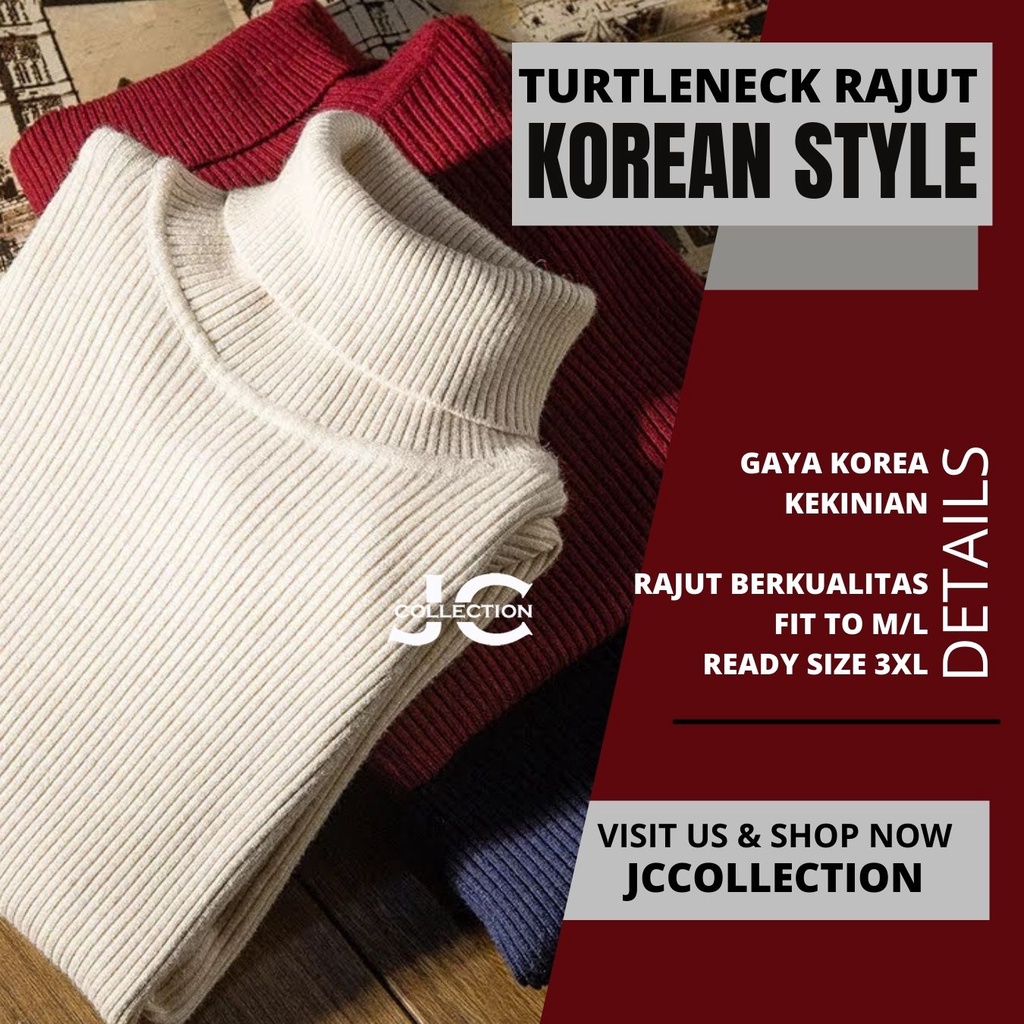 Sweater Pria Turtleneck Rajut Premium – Vindyzie / Knitting Sweater - JCCollections