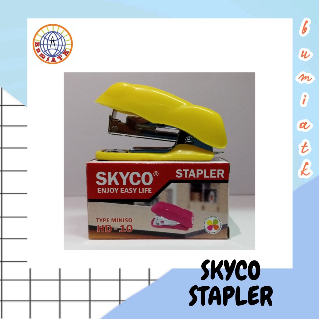 

STAPLER MINI / STAPLER MINI LUCU / STAPLER KECIL SKYCO / SYAPLER MINI HD 10