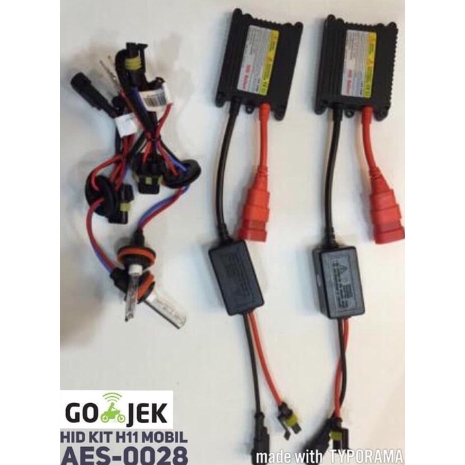 LAMPU HID KIT H11 MOBIL DC | LAMPU HID MOBIL | LAMPU HID FOGLAMP AES