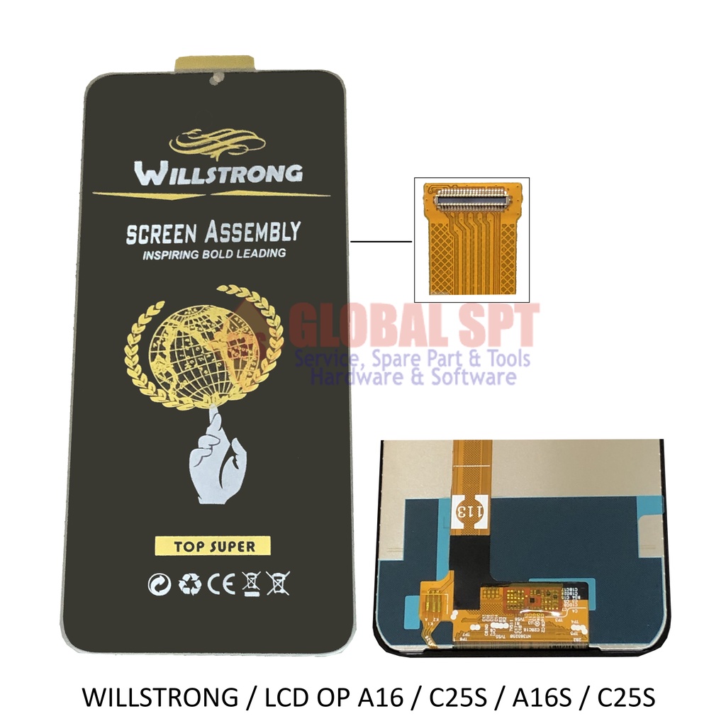 WILLSTRONG / LCD TOUCHSCREEN OPPO A16 / C25S / A16S / C25S