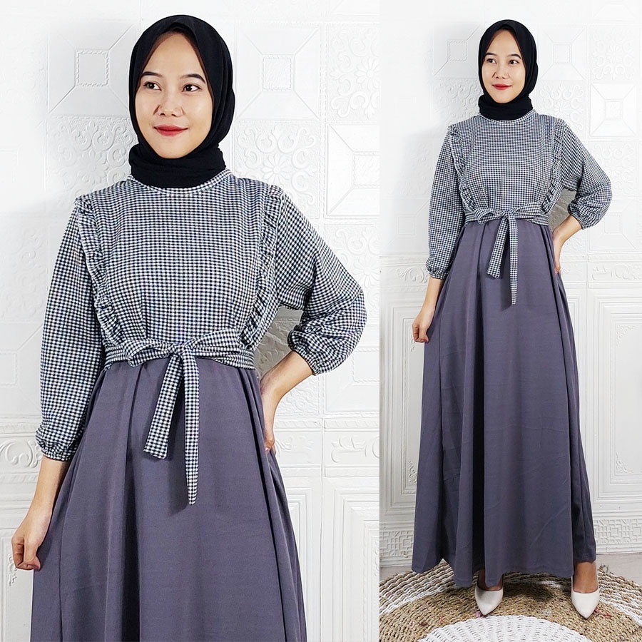 CARLINA GAMIS MAGNOLIA ZAVIER MAXY MODERN MIX KOMBINASI KOTAK