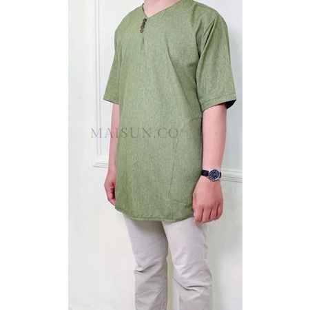 BAJU KOKO FASHION BAHAN LINEN KEKINIAN RAMADHAN