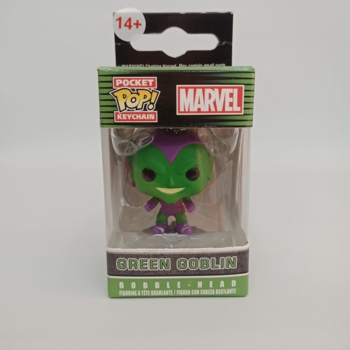 Must Have Funko Spiderman - Green Goblin Keychain 10482 Termurah