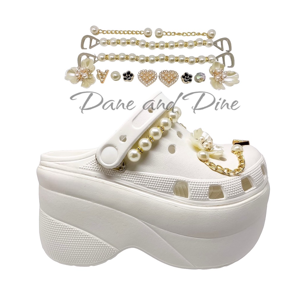 Sandal Wedges 10cm Wanita ORI Dane and Dine W100