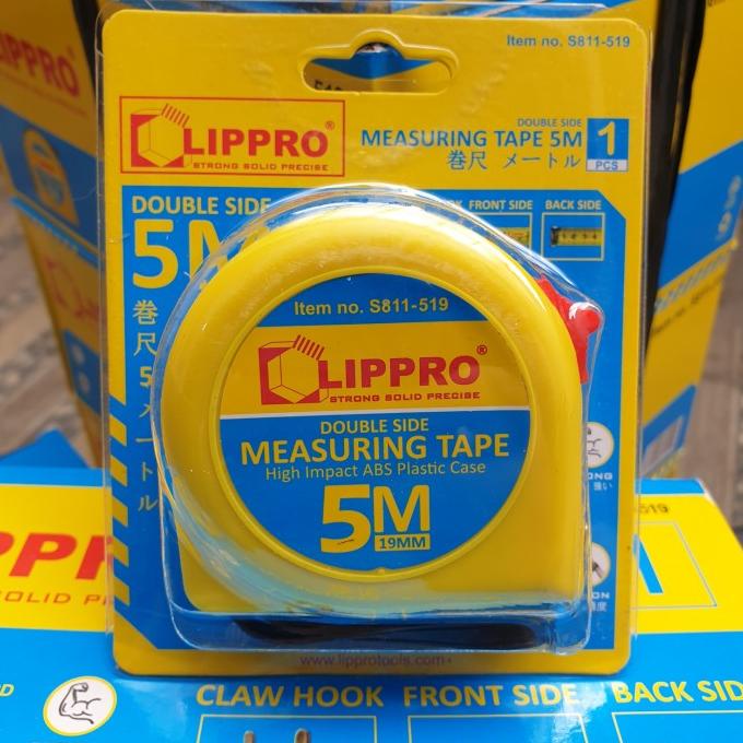LIPPRO METERAN 5 MTR LIPRO MEASURING TAPE 5 METER S811-519 NEW