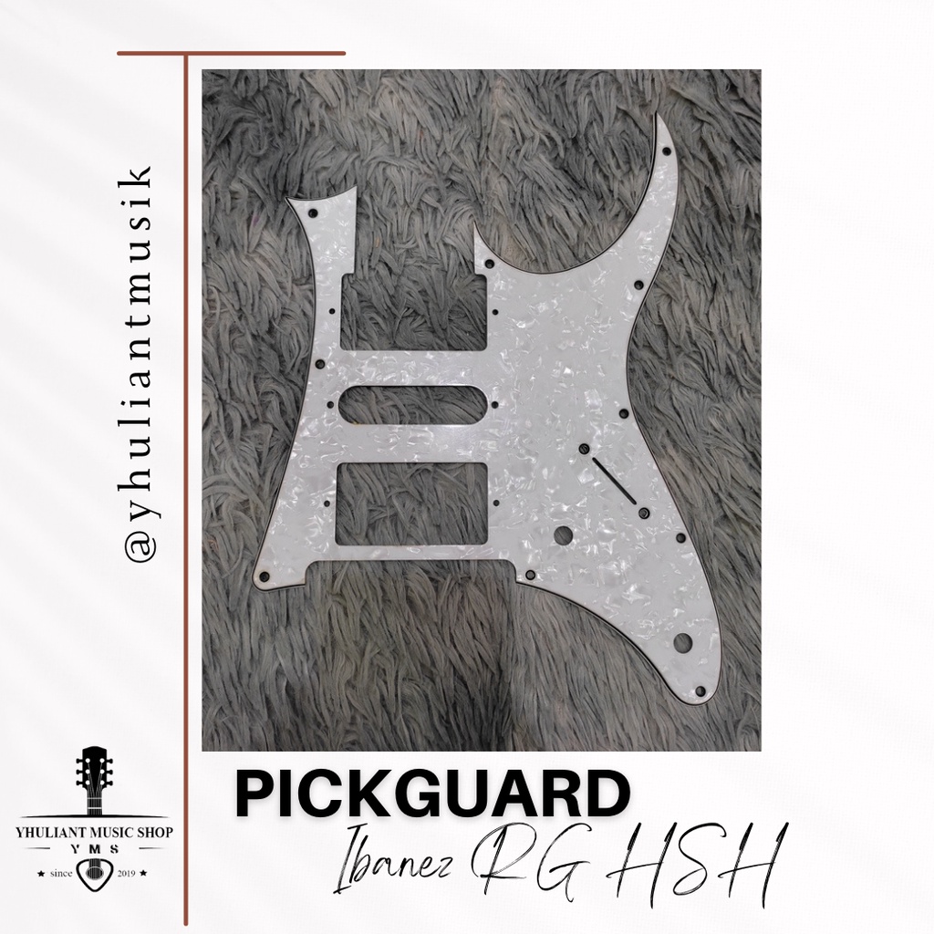 Pickguard Ibanez RG Pearlwhite HSH 3 Ply