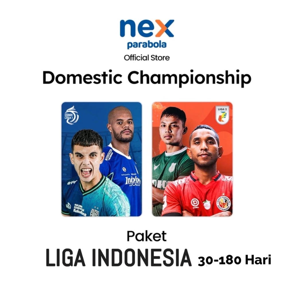 Nex Parabola Paket Liga Indonesia 30 Hari