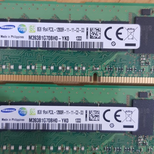 RAM ECC SERVER SAMSUNG PC3L 8GB DDR3L 12800R 1600MHZ UDIMM ECC MEMORY