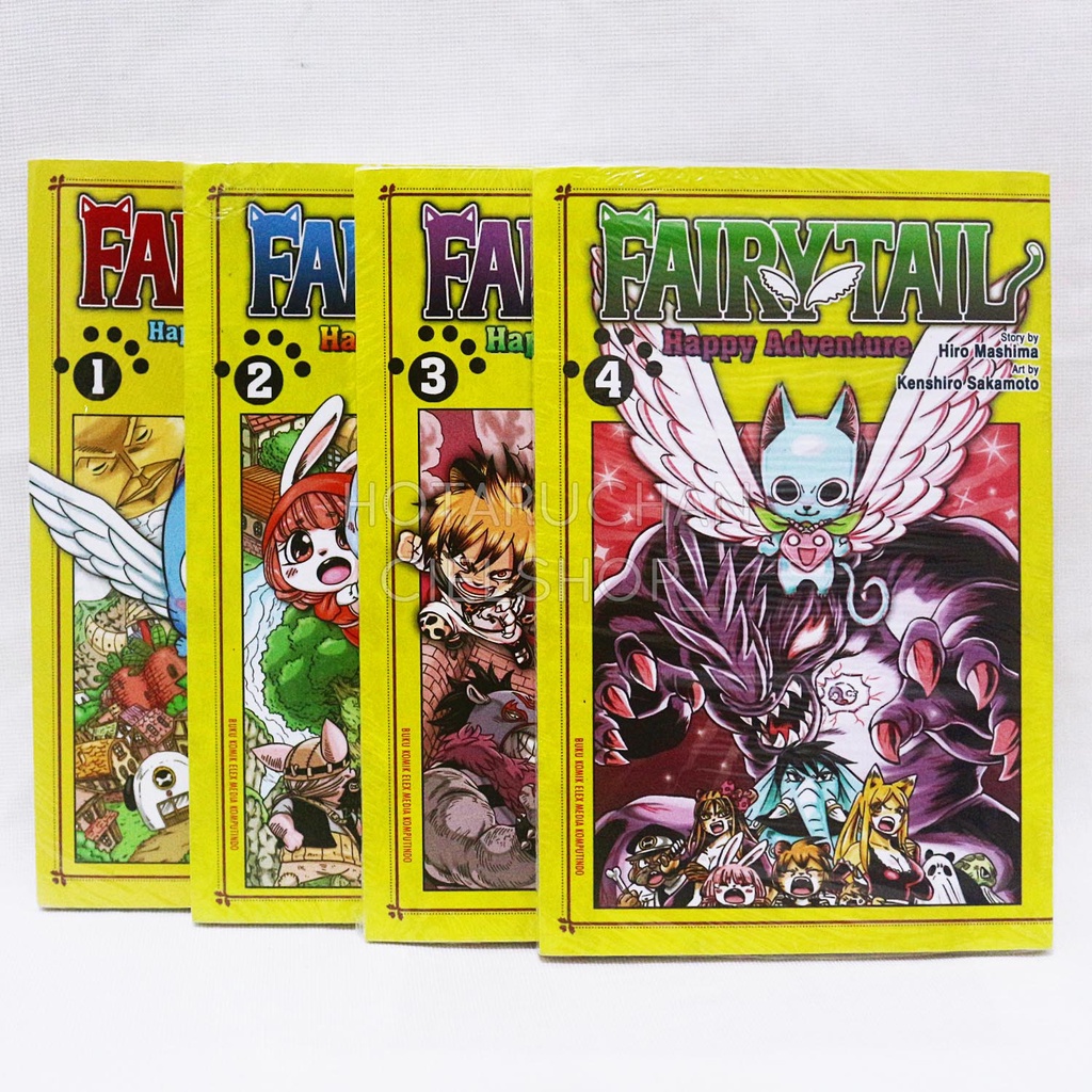 Komik Fairy Tail Happy Adventure SET Vol. 1-4 [by Hiro Mashima]